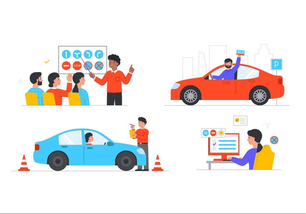 Ôn tập lý thuyết luật giao thông lái xe ô tô